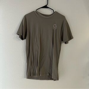 Zero Foxtrot Light Gray Embroidered Tee